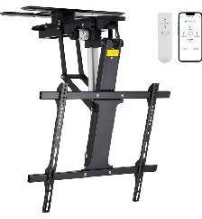 TOPSKY Motorized Ceiling TV Mount – Remote & App Controlled