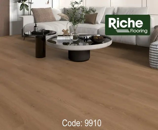 Sale $1.39/sqft Riche 12mm Laminate Flooring | Amber Walnut