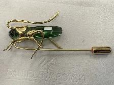 Swarovski Paradise Bugs: Aptera Grasshopper Crystal Pin - Photo 3