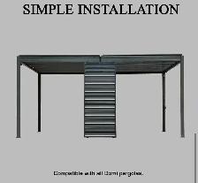 Outdoor Pergola Shade Screen - Photo 9