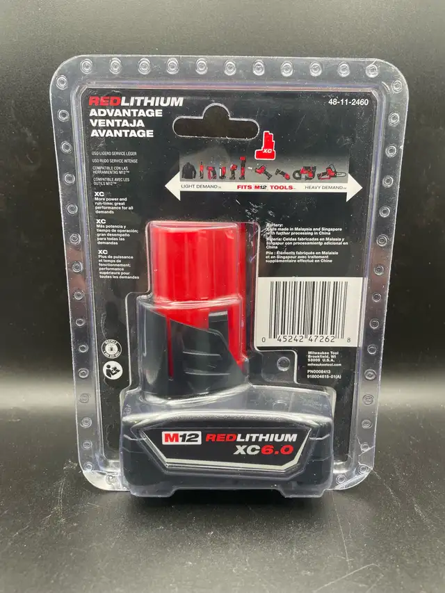 MILWAUKEE M12 BATTERY 48-11-2450 - Photo 2