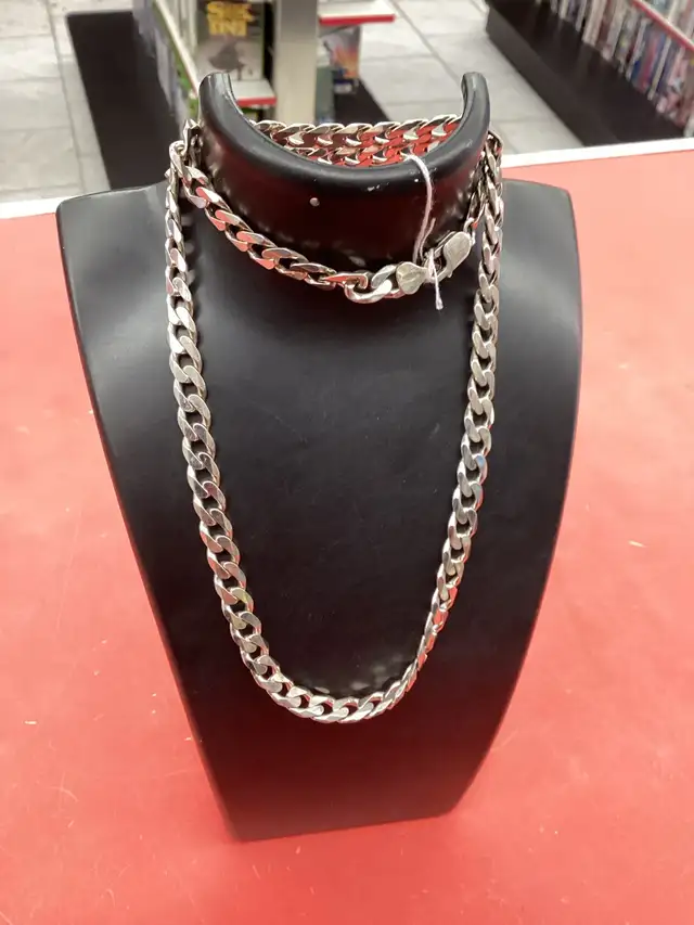 chaîne en argent maille ovales