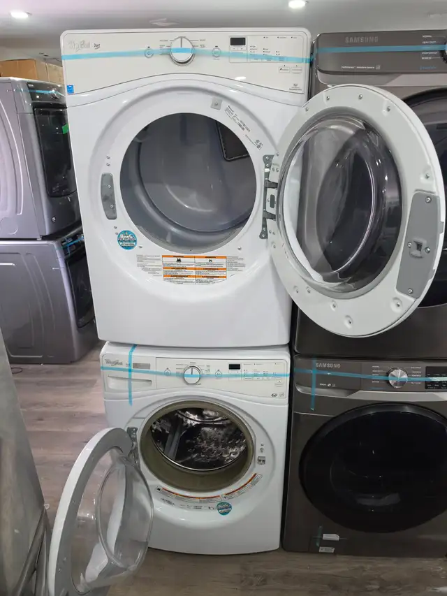 Whirlpool 27' White Front-Load Stackable Washer And Dryer Set - Photo 8