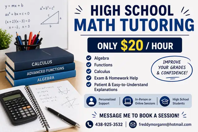 High School Math Tutoring