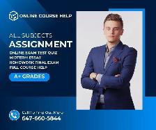 Online Exam Quiz Help All Subjects 100% Pass A