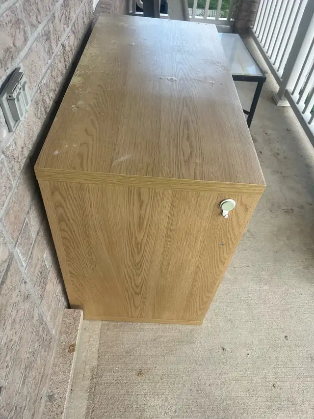 Wood Desk $30 - Photo 2