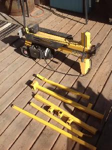 Electric Portable Log Splitter With Stand