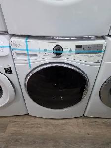 NICE! Whirlpool 27' White Front-Load Stackable Washer & Dryer - Photo 2