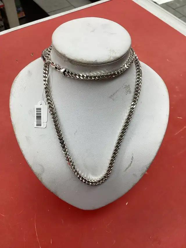 chaîne en argent maille franco