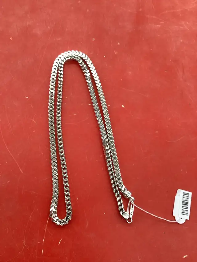 chaîne en argent maille franco - Photo 2