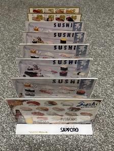 Vintage Japanese Beer Tabletop Sign & Menu Holder – (8pcs) - Photo 2