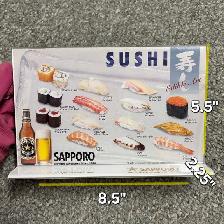 Vintage Japanese Beer Tabletop Sign & Menu Holder – (8pcs) - Photo 3