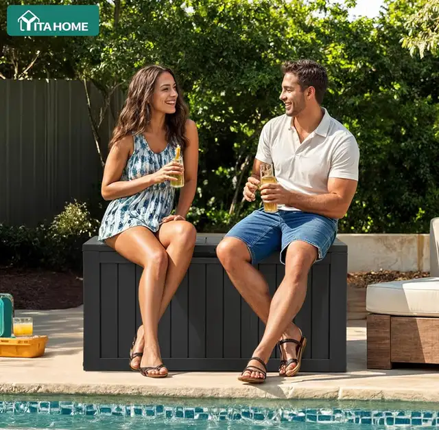 YITAHOME 72-Gallon Outdoor Deck Box - Photo 2