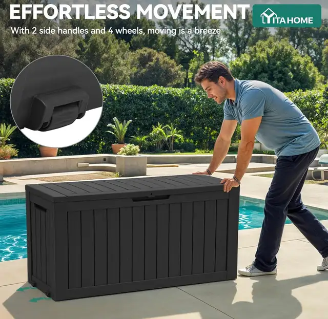 YITAHOME 72-Gallon Outdoor Deck Box - Photo 4