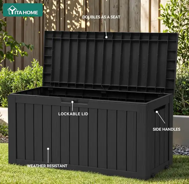 YITAHOME 72-Gallon Outdoor Deck Box - Photo 5