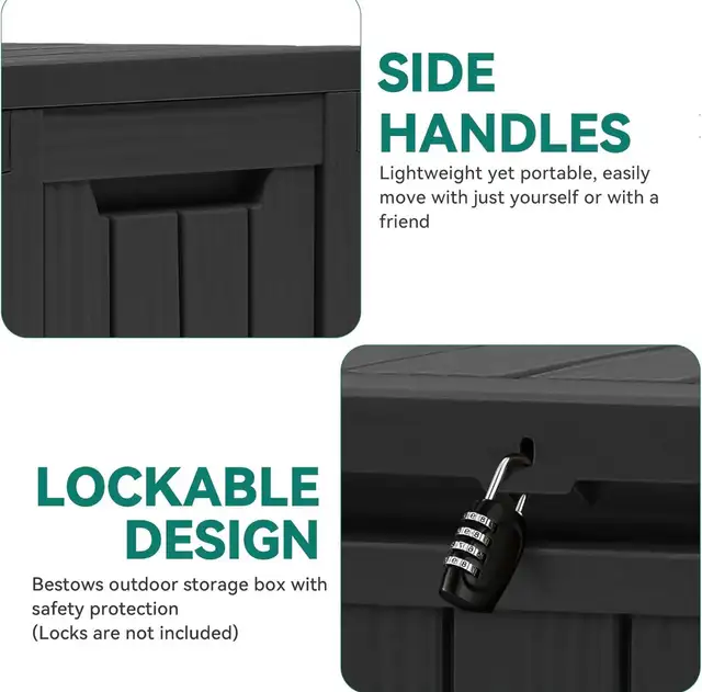 YITAHOME 72-Gallon Outdoor Deck Box - Photo 6