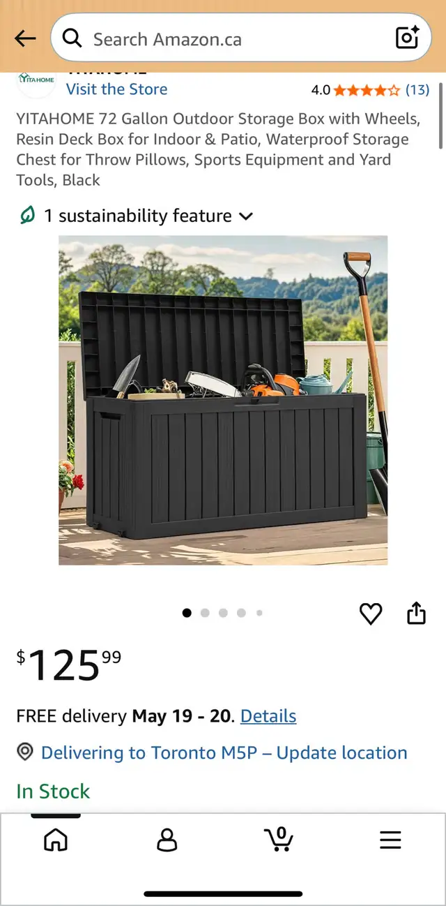 YITAHOME 72-Gallon Outdoor Deck Box - Photo 9