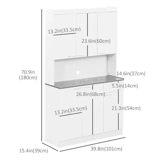 Brand New 71' Kitchen Pantry Cabinet Special $419 - Photo 9