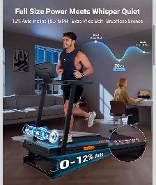 THERUN Auto Incline Folding Treadmill – 3.0 HP Brushless Motor - Photo 2