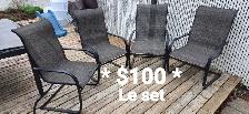 4 outdoor patio chairs