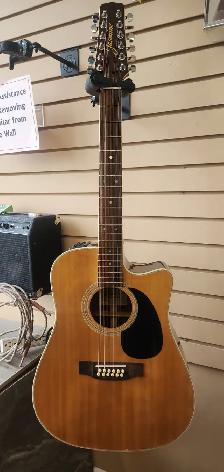 Jasmine 12-String Semi Guitar TS-612c No Case