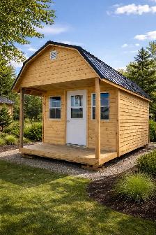 14x16 Storage Shed w/ Pitch Roof, Double Barn Doors & Windows - Photo 4