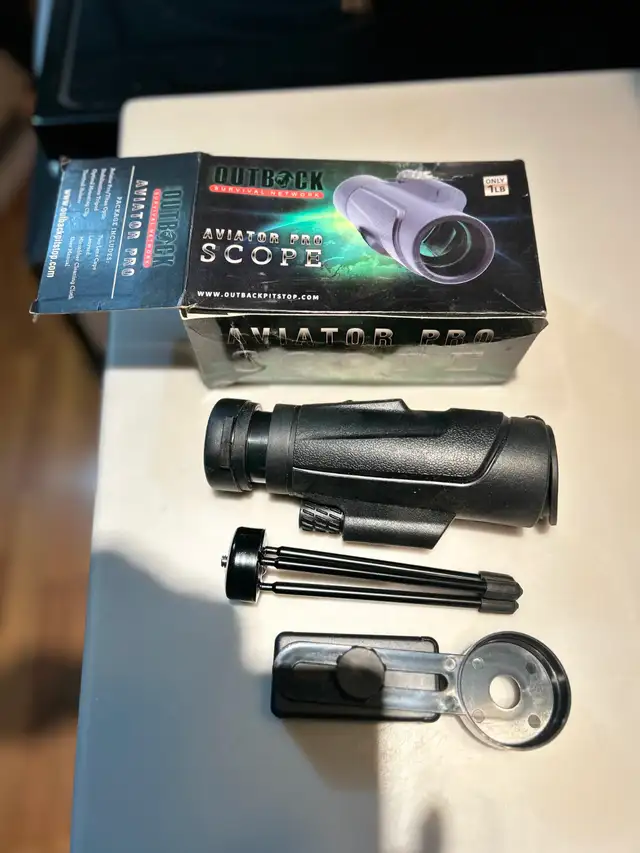 ONE NEW AVIATOR PRO SCOPEAS PICTUREDASKING 10.00 CASH-N-CARRY
