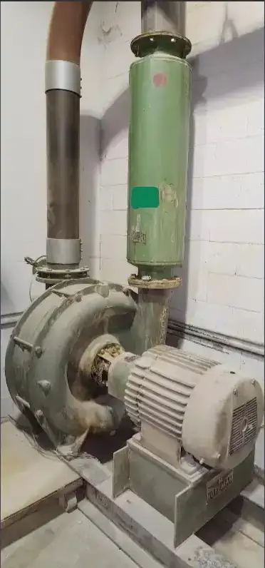 Hoffman type-S 50HP dust collector Cyclonic silo