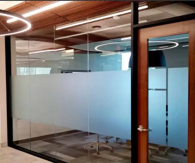 PRIVACY FROSTED MIRROR WINDOW TINTING WE INSTALLED - Photo 3