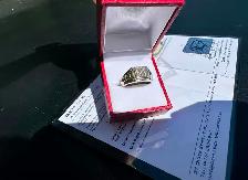 #778 - 10kt White & Yellow Rolex Style Diamond Ring, Size 10 - Photo 9