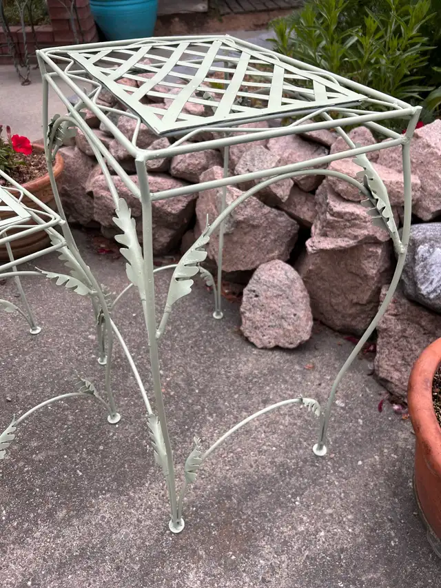A Pretty Pair of Garden Tables - Photo 2