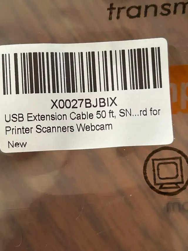 ONE NEW 5OFT. USB EXTENSION CABLEAS PICTUREDSELLING BELOW COST - Photo 2