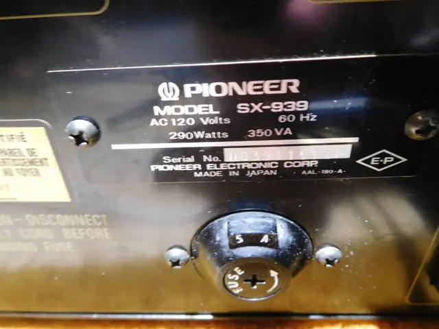 Pioneer sx 939 - Photo 8