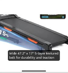 THERUN Foldable Auto Incline Treadmill – 3.5 HP Bluetooth - Photo 2