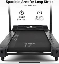 THERUN Foldable Auto Incline Treadmill – 3.5 HP Bluetooth - Photo 7