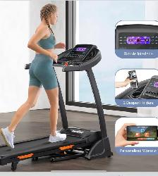 THERUN Foldable Auto Incline Treadmill – 3.5 HP Bluetooth - Photo 8