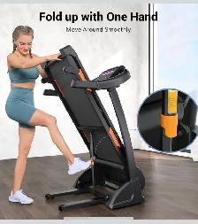 THERUN Foldable Auto Incline Treadmill – 3.5 HP Bluetooth - Photo 9