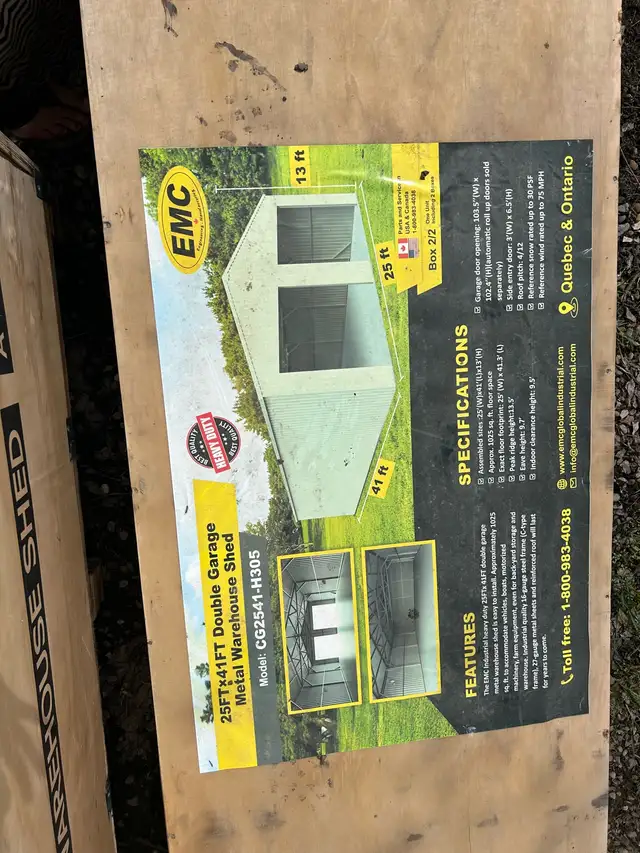 25X41 Double Garage