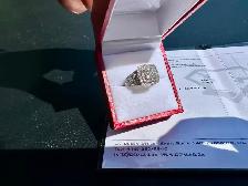 #828 - 14kt White Gold, 1.00 Ct Diamond Engagement Ring, Size 7 - Photo 6
