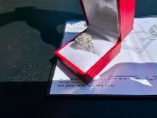 #828 - 14kt White Gold, 1.00 Ct Diamond Engagement Ring, Size 7 - Photo 8