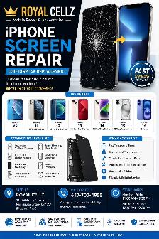 WE FIX ALL IPHONES CRACKED DISPLAY DAMAGED LCD BROKEN SCREEN