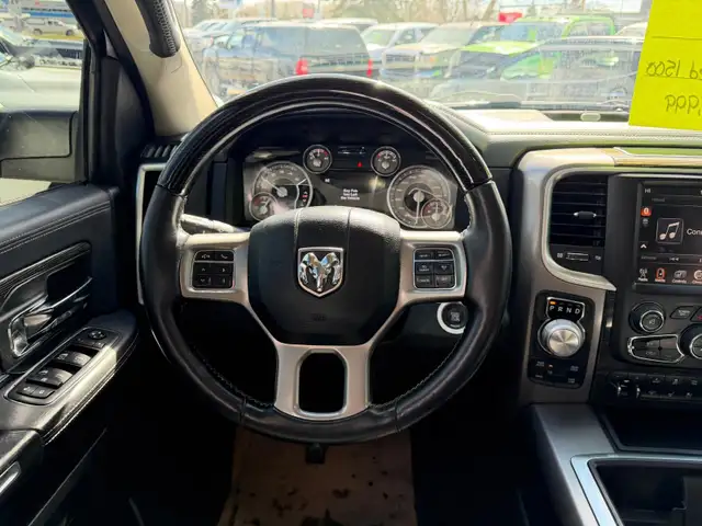 2015 RAM 1500 LARAMIE CREWCAB ECO DIESEL 4X4 / ACCIDENT FREE - Photo 13