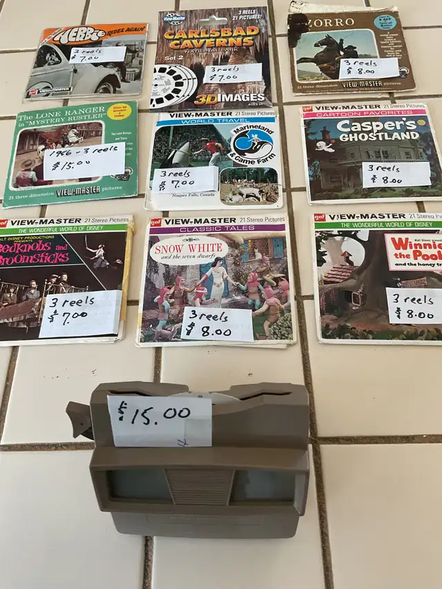VINTAGE VIEWMASTER AND REELS