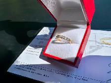 #817 - 14kt Princess & Baguette Custom Diamond Band, Size 6 - Photo 6