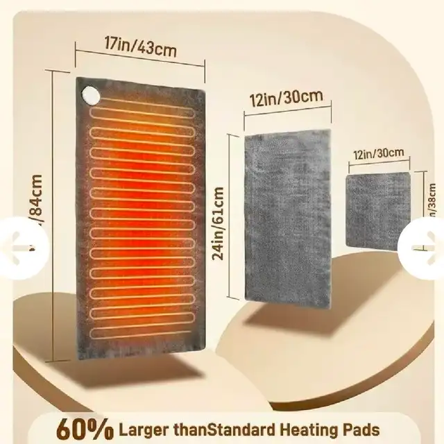 Multi-Temperature Electric Heating Pad - Photo 2