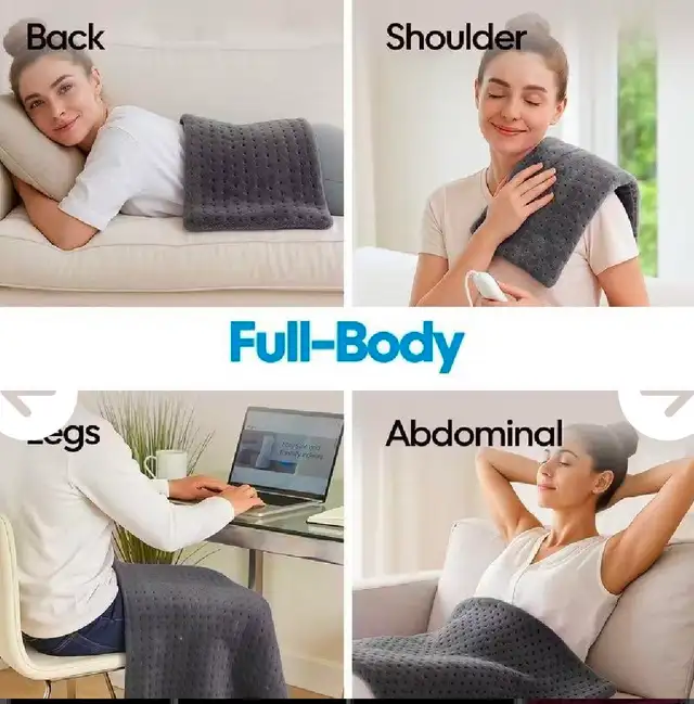 Multi-Temperature Electric Heating Pad - Photo 3