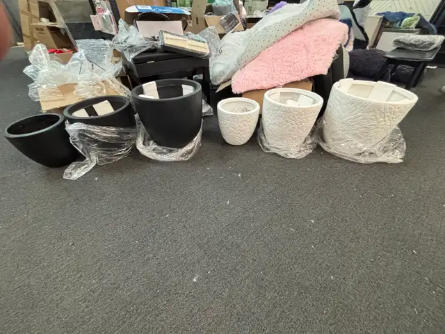 outdoor round planter pots set of 3