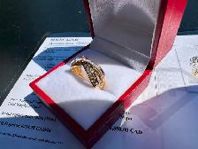 #824 - 14kt EFFY Diamond Ring, Size 7 - Photo 2