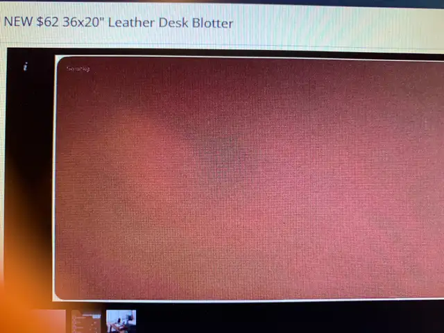 NEW Versatile 36 x 20 LEATHER DESK BLOTTER