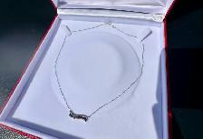 #789 - 1/4 Carat Diamond & 10k Necklace 17" - Photo 4